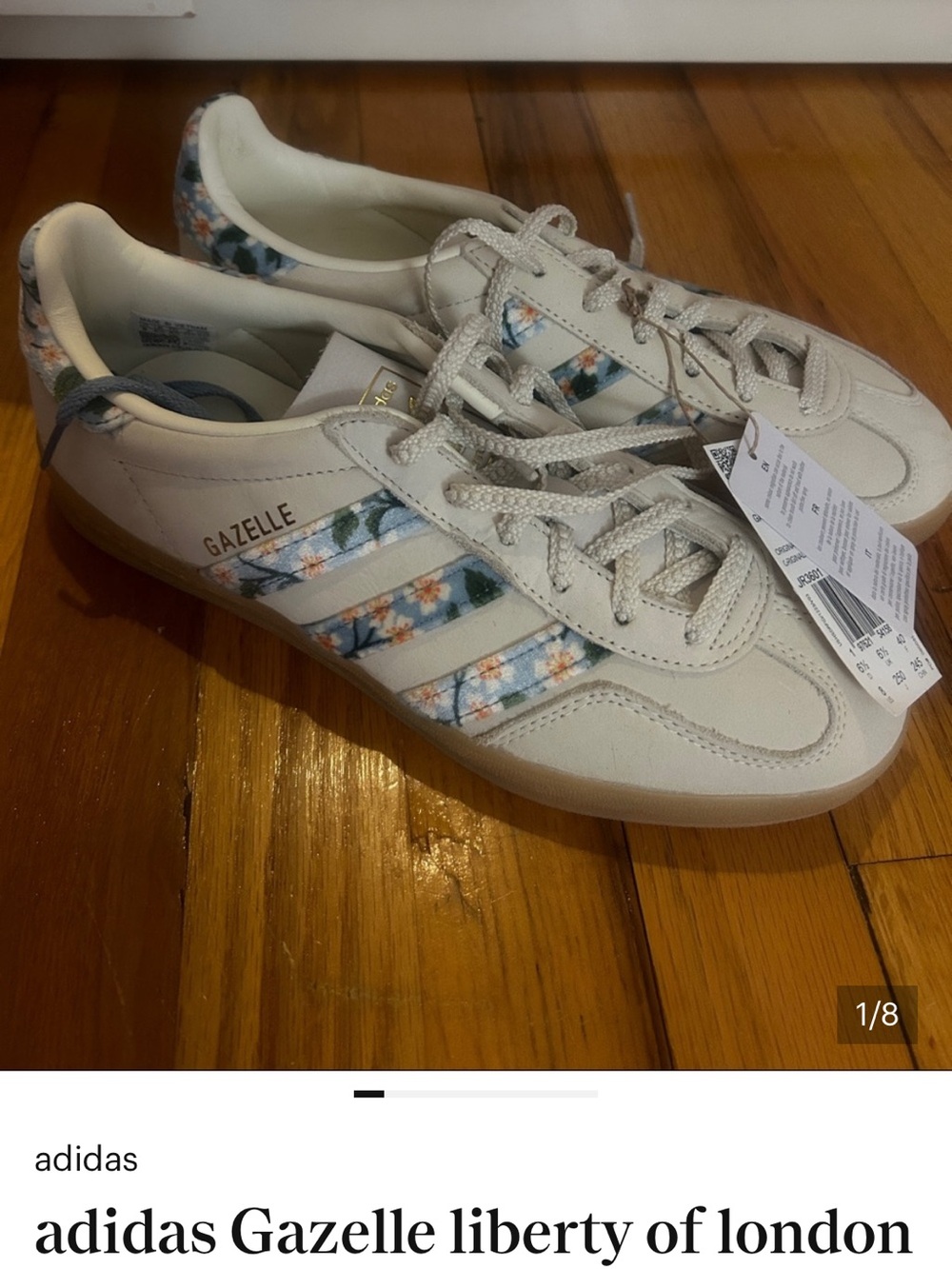 NWT Adidas Gazelle Liberty of London 🌷 - Picture 10 of 12